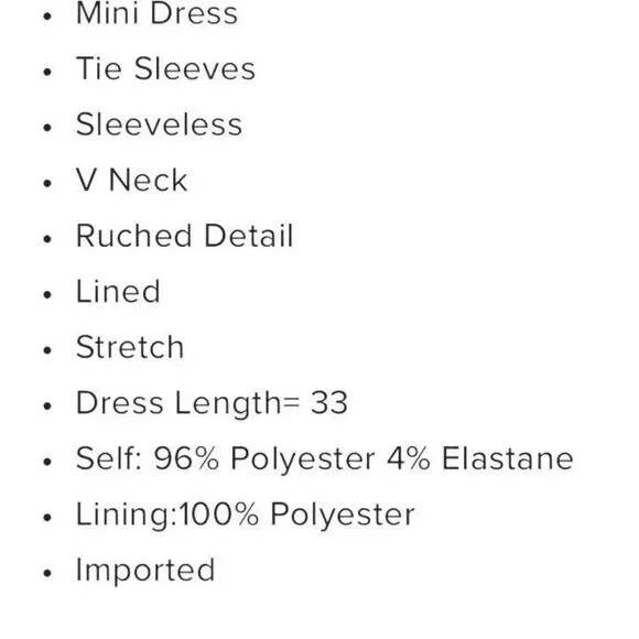 Ruched Tie It Down Crepe Mini Dress - Picture 16 of 16